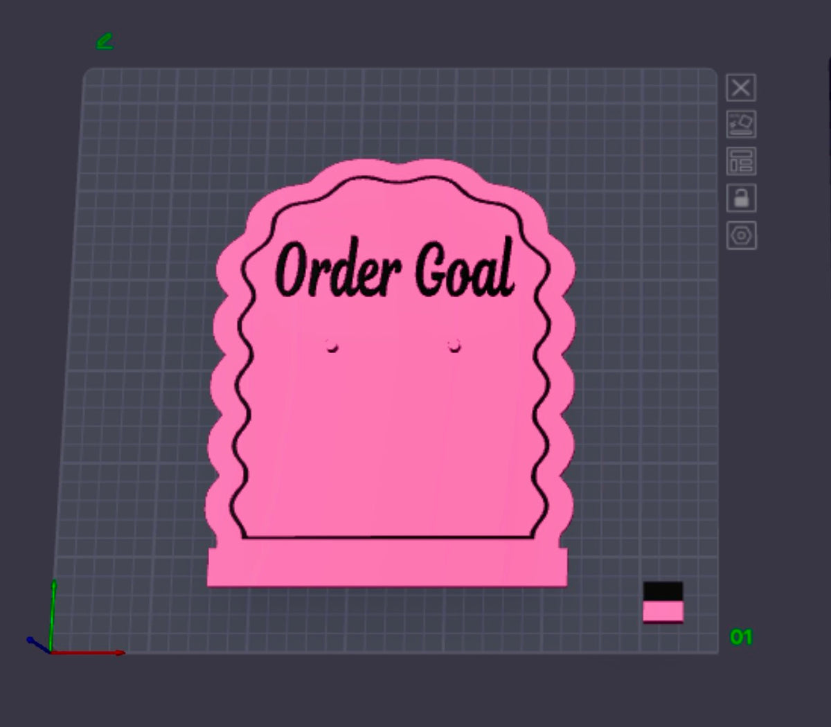 Customized Order Goal