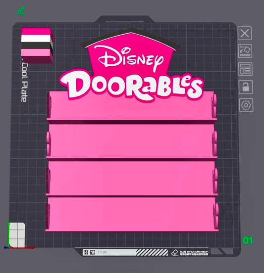 3D Small Doorable Stand