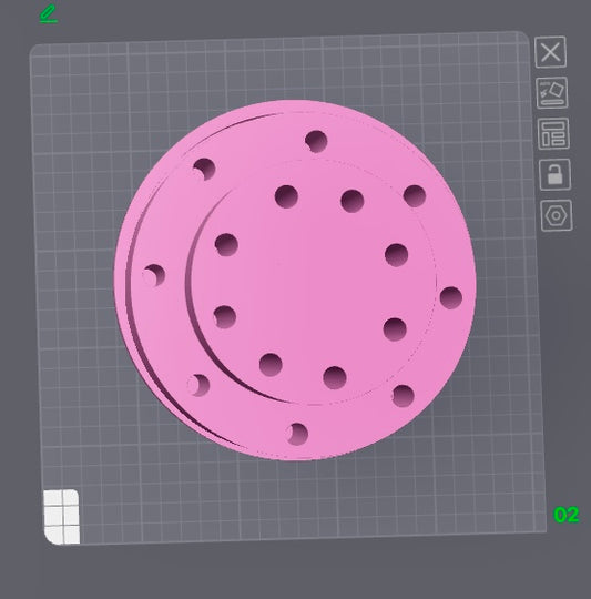 16 Slot Rotating Pen Stand (Regular Pens)