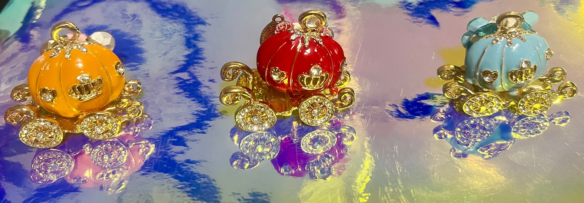 Bling Cindy Carriage (Red, yellow and blue)