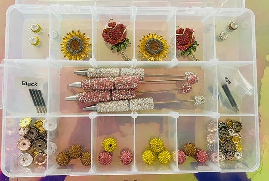 Bling Sunflower and Roses