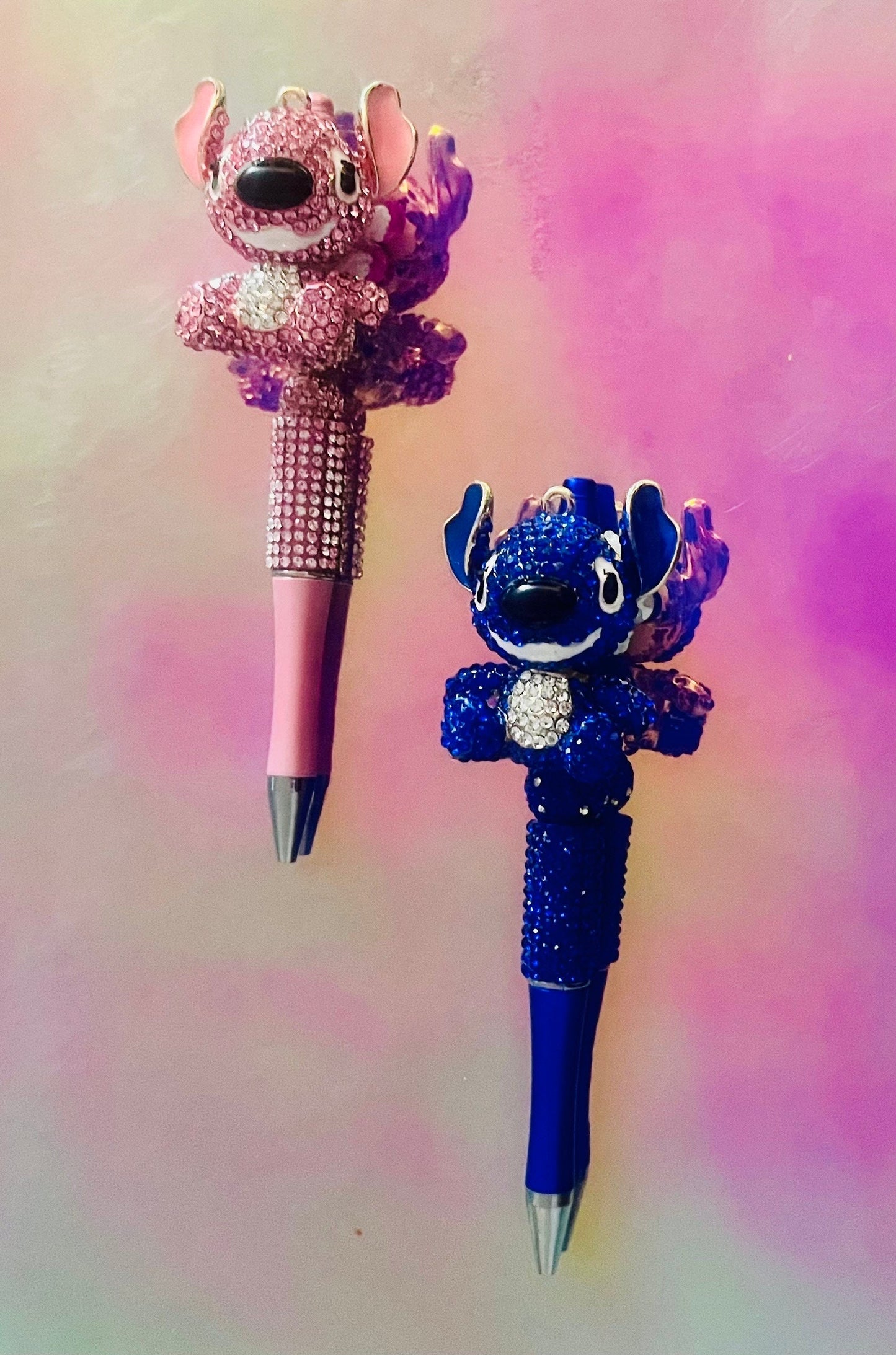 Bling Blue Alien and Pink Alien