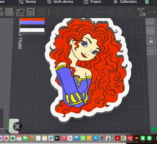 Character Stl Tray
