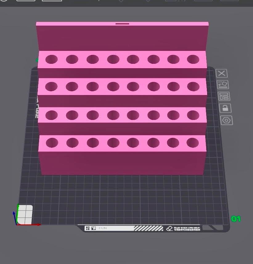 32-Slot Stand Stl (Rhinestone) with opening
