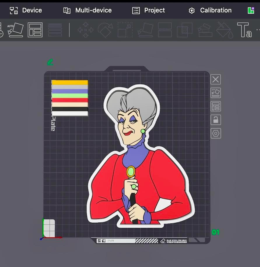 Character Tray Stl