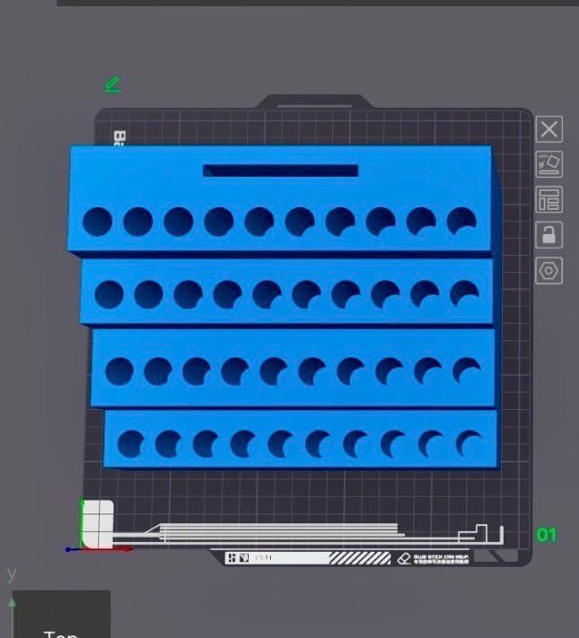 40 Slot Rose Stand Stl - Rhinestone Pens (Rose Topper Included)
