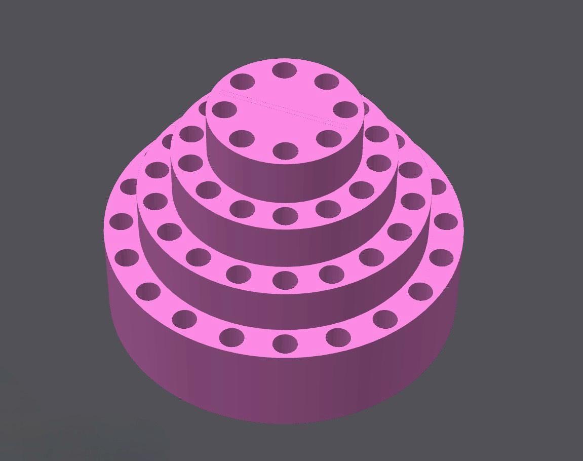 60 Slot Rotating Stand without Character Slot-Regular Pens Only