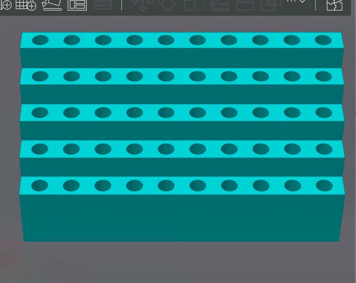 50 Slot Stand-Regular Pens Only STL