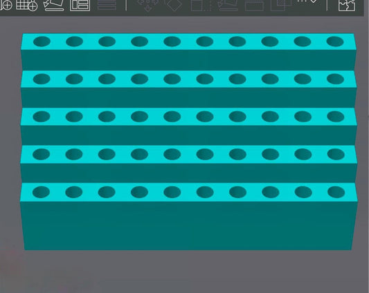 50 Slot Stand-Regular Pens Only STL