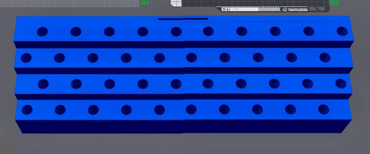 40 Slot Pen Stand w/Character Topper Slot-Regular Pens (1in apart per slots)