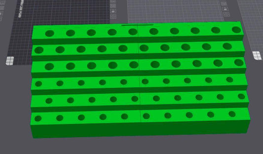 60 Slot w/Character Stand Slot topper- (1inch part between stand - half 15mm/half 13mm Stand
