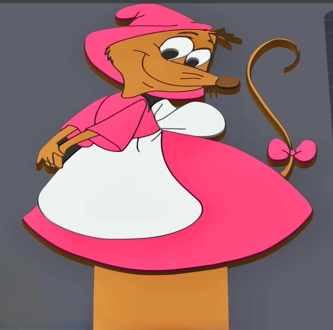 Character Pen Stand Topper STL
