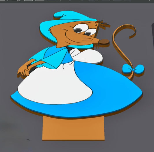 Character Pen Stand Topper STL