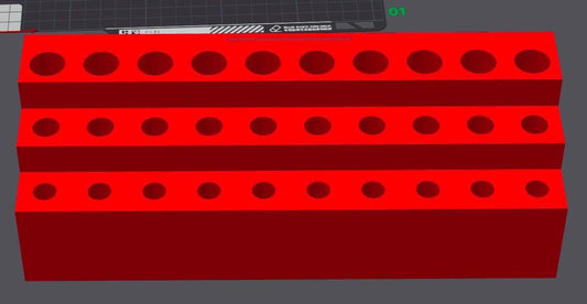 30 Slot Pen Stand 13mm/15mm/20mm w/o Character Slot