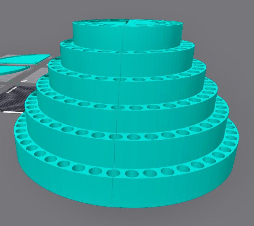 218 Slot Rotating Stand-20mm w/Character Slot Opening (52mm in depth)