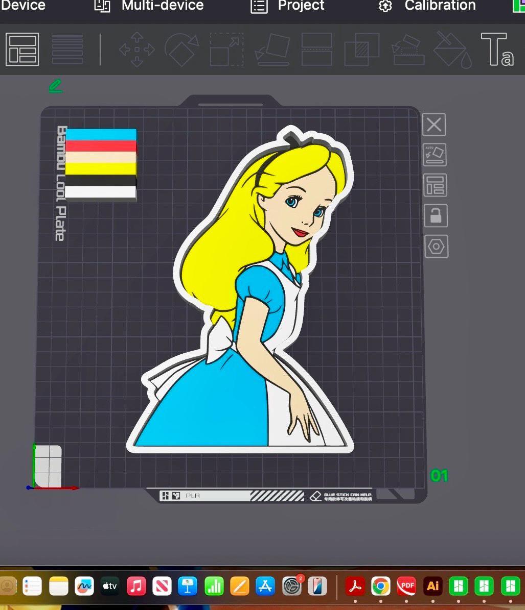 Character Stl Tray