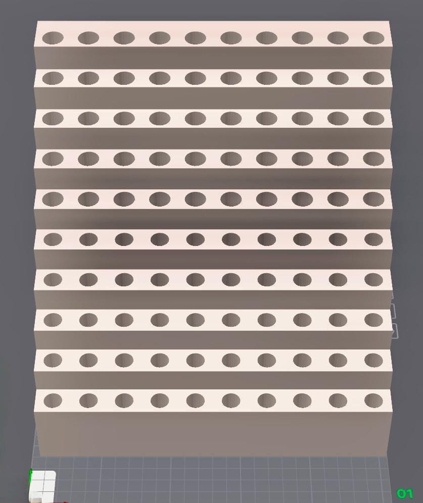 100 Slot Stand 13mm/15mm with no Character Topper Opening