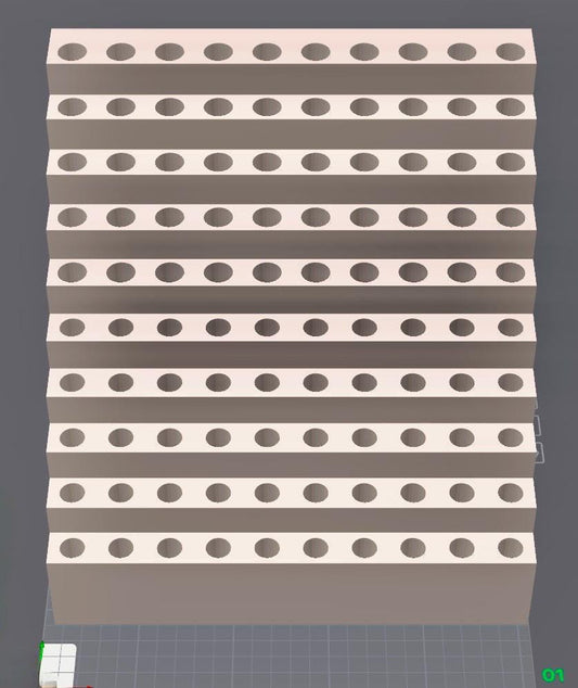 100 Slot Stand 13mm/15mm with no Character Topper Opening