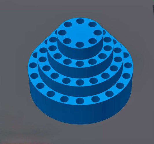 60 Slot Rotating Stand without Character Slot STL-Rhinestone Pens Only