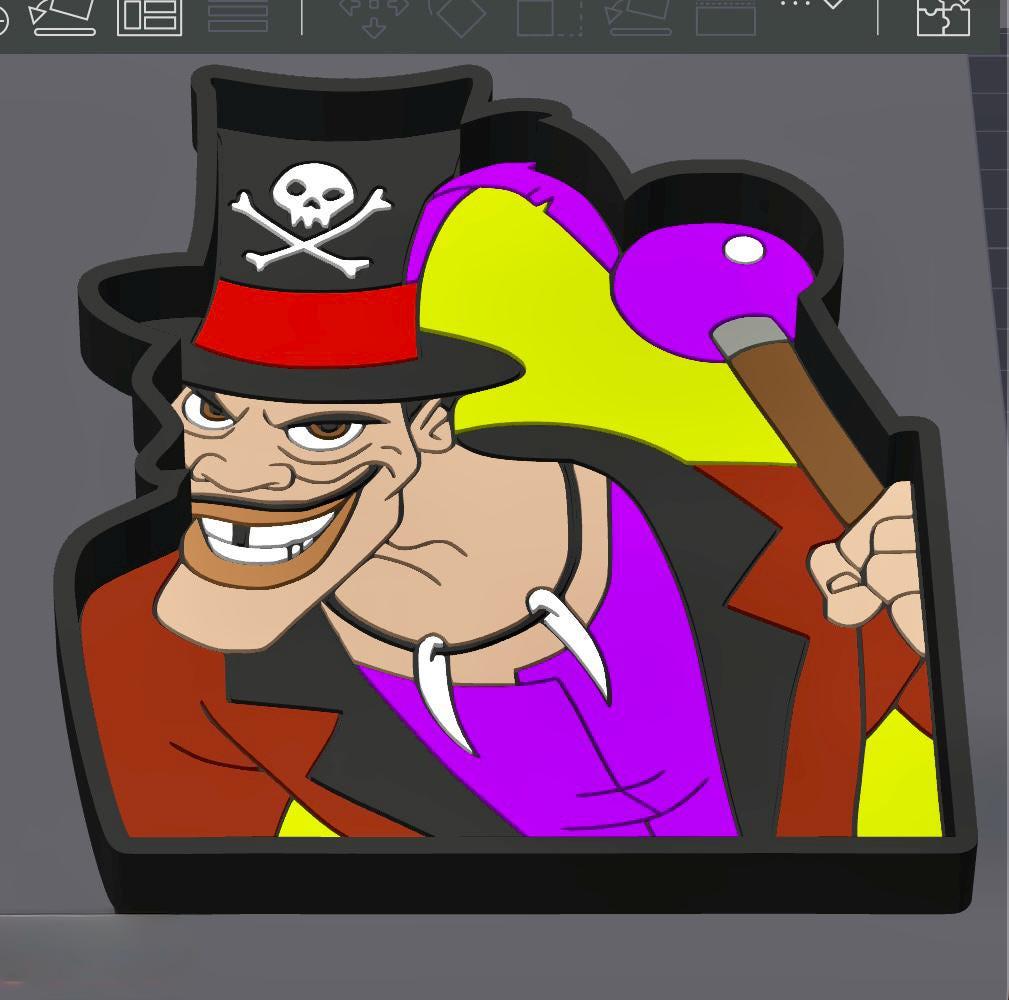 Character Tray STL File