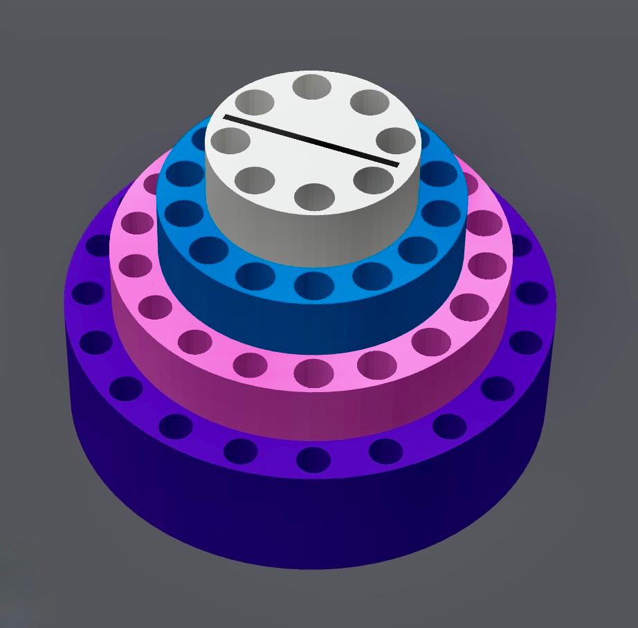 60 Slot Rotating Stand-13mm Top/15mm Bottom w/ Character Slot