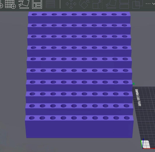 100 Slot Pen Stand-Regular Pens Only STL