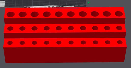 30 Slot Stand 13mm/15mm/20mm w/Character Topper Opening