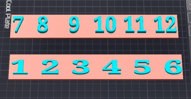 15 Slot Pen Stand w/Doorable Tiers -13mm Pen Slots STL File and Character Slot Opening Included