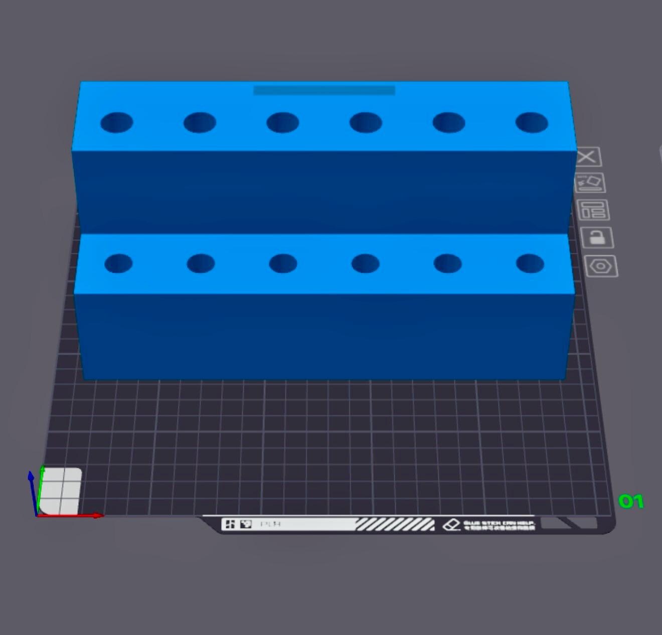 12 Slot Claim Stand -w/Numbers-13mm/15mm (Digital Download)